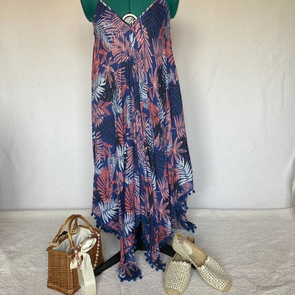 Goa Beachwear by Japna Dresses Goa Beachwear By Japna Vneck Blue